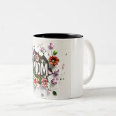 Gift for Mom for Mother's Day or Birthday Gift ツートーンマグカップ (正面右)