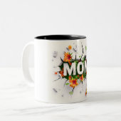 Gift for Mom for Mother's Day or Birthday Gift ツートーンマグカップ (正面左)