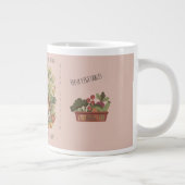 Gift for Mom, Gardening, Fun activities with Mom. ジャンボコーヒーマグカップ (右)