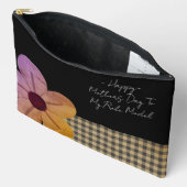 Gift For Mom, Happy Mothers Day,Flower Art アクセサリーポーチ (見開き)