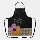 Gift For Mom, Happy Mothers Day,Flower Art エプロン (正面)
