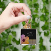 Gift For Mom, Happy Mothers Day,Flower Art キーホルダー (手)