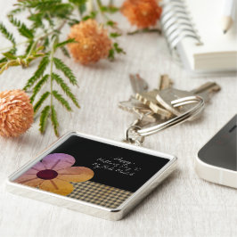 Gift For Mom, Happy Mothers Day,Flower Art キーホルダー