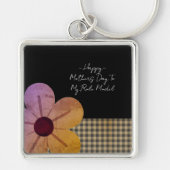 Gift For Mom, Happy Mothers Day,Flower Art キーホルダー (正面)