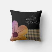 Gift For Mom, Happy Mothers Day,Flower Art クッション (正面)