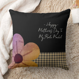 Gift For Mom, Happy Mothers Day,Flower Art クッション