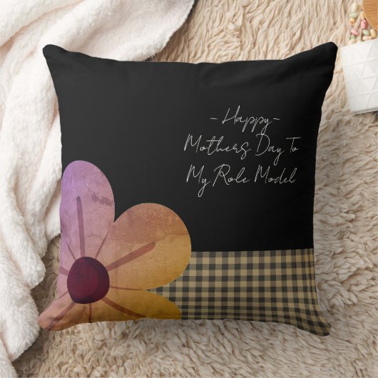 Gift For Mom, Happy Mothers Day,Flower Art クッション (ブランケット)