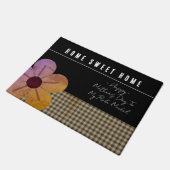 Gift For Mom, Happy Mothers Day,Flower Art ドアマット (アングル)