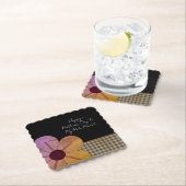 Gift For Mom, Happy Mothers Day,Flower Art ペーパーコースター (インサイチュ)