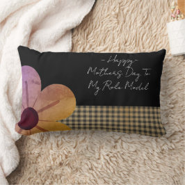 Gift For Mom, Happy Mothers Day,Flower Art ランバークッション