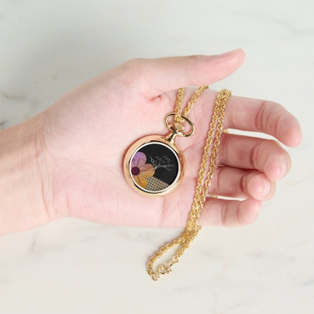 Gift For Mom, Happy Mothers Day,Flower Art 腕時計 (手)