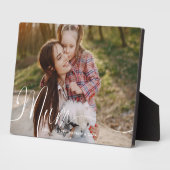 Gift for Mum's Day Full Photo Mum Script フォトプラーク (側面)