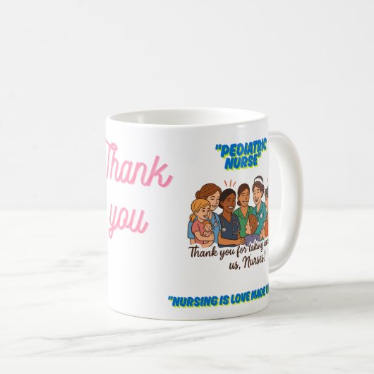 Gift for Nurses Week Mug コーヒーマグカップ (正面右)