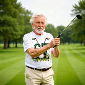 Gift for Retired Men - Golf Retirement 67 トライブレンドＴシャツ