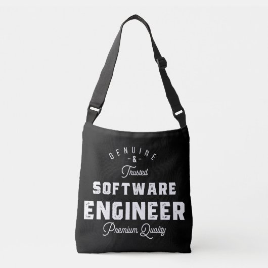 Gift for Software Engineer クロスボディバッグ (正面)