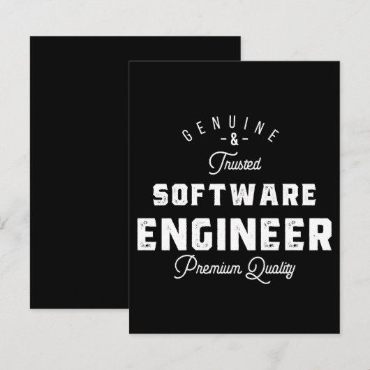 Gift for Software Engineer セーブザデート (正面/裏面)