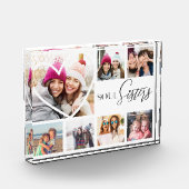 Gift For Soul Sisters 7 Photo CollageハートBFF フォトブロック (左)