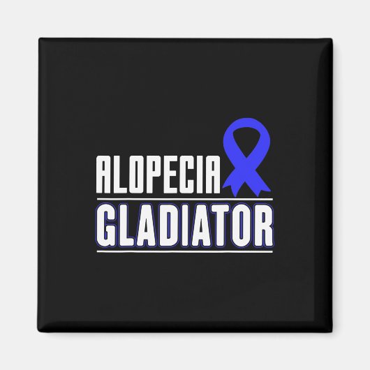 Gift for Spot Baldness Paters Alopecia Areata Aw マグネット (正面)