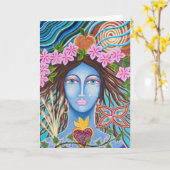 「Gift Gatherer」 カード (黄色い花)