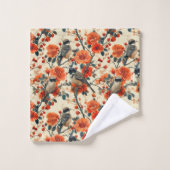 Gift Idea for Grandparents Fall Birds Bath Towel バスタオルセット (ウォッシュタオル)