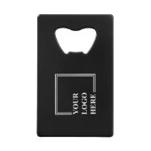 Gift Idea, Personalized Birthday Present Template クレジットカード栓抜き (正面)