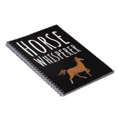 Gift Ideas For Horse Lovers Equine Animal Rider ノートブック (右側)