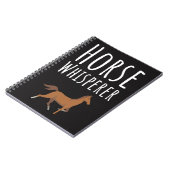 Gift Ideas For Horse Lovers Equine Animal Rider ノートブック (左側)