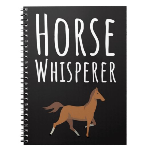 Gift Ideas For Horse Lovers Equine Animal Rider ノートブック (正面)