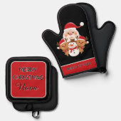 Gift! Kitchen Essentials for Nana 鍋つかみ&鍋敷きセット (正面/裏面)