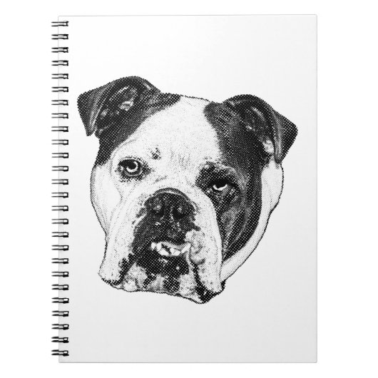 Gift List Bulldog Journal ノートブック (正面)