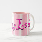 Gift Mugボスの女性 ツートーンマグカップ (正面右)