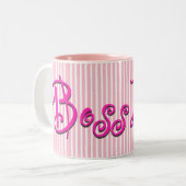 Gift Mugボスの女性 ツートーンマグカップ (正面左)