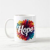 Gift of Hope Mug - Inspirational Hope Coffee Cup - コーヒーマグカップ (左)