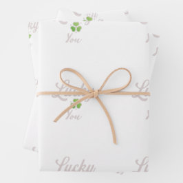 Gift paper Lucky you  ラッピングペーパーシート