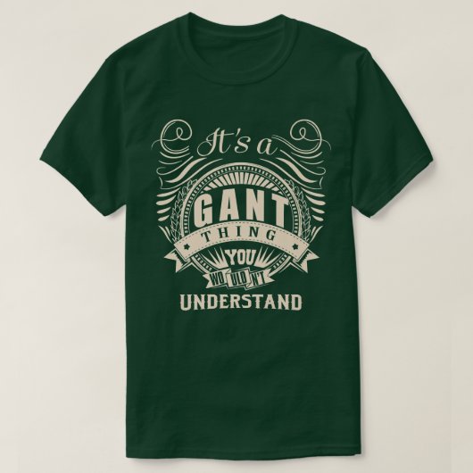 Gift Prを理解できないのはGANTだ Tシャツ (デザイン正面)