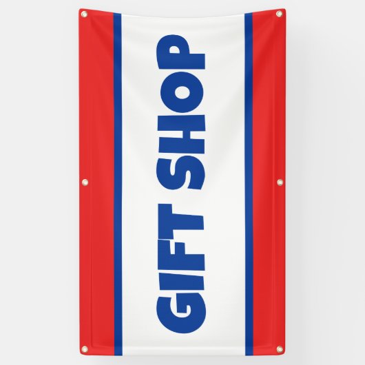 Gift Shop Store Banner 横断幕 (縦)