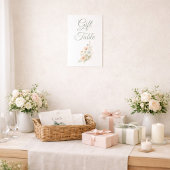 Gift Table Wildflower Bridal Shower Event Sign
