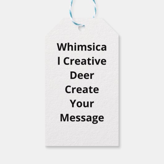 Gift Tag ギフトタグ (裏面)