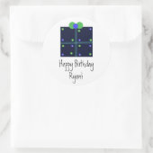 Gift Tag Sticker ラウンドシール (バッグ)