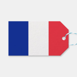 Gift Tag with Flag of France ギフトタグ