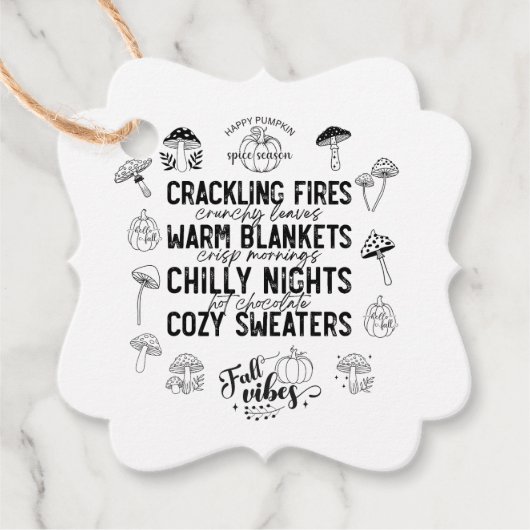 Gift Tags & Gift Enclosures フェイバータグ (正面)