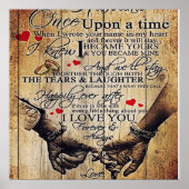 Gift To My Husband | Lovely Husband Letter | ポスター (正面)