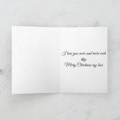 Gift you my Love Christmas Card カード (内部)
