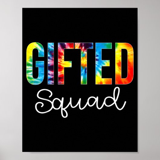 Gifted Squad タイダイ感謝デー こんにちは ポスター (正面)