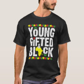 Gifted Young Black Dashiki African Pride History M Tシャツ (正面)