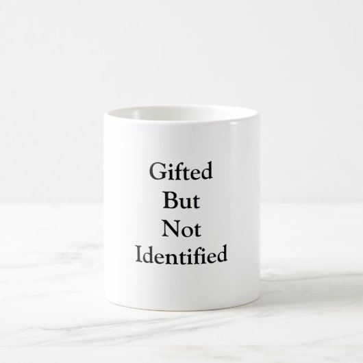 GiftedBut NotIdentified コーヒーマグカップ (中央)
