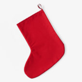 Giftingのキツネの休日 ラージクリスマスストッキング (裏面 (吊り時))
