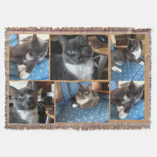 Gifts4Rescueによって編まれる投球 スローブランケット (正面)