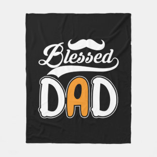 Gifts Dad | Blessed Dad フリースブランケット