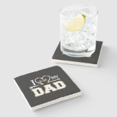 Gifts Dad | I Love My Father ストーンコースター (横)